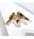 XSB167 - Golden Bird Saree Brooch